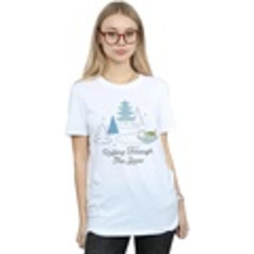 T-shirts a maniche lunghe The Mandalorian Rolling Through The Snow - Disney - Modalova