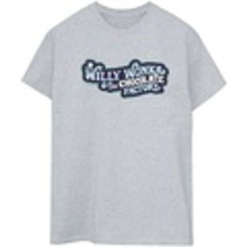 T-shirts a maniche lunghe Chocolate Factory Logo - Willy Wonka - Modalova