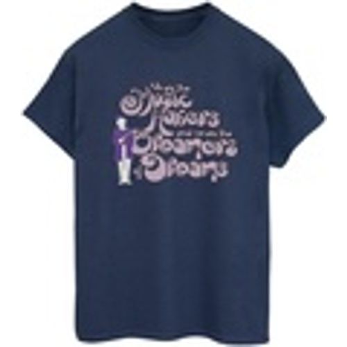 T-shirts a maniche lunghe Dreamers Text - Willy Wonka - Modalova