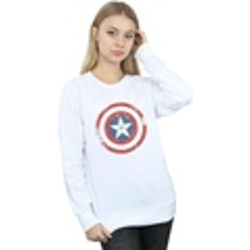 Felpa Captain America Civil War Distressed Shield - Marvel - Modalova