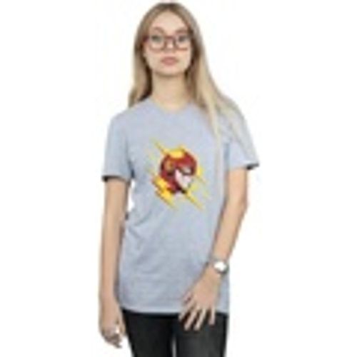 T-shirts a maniche lunghe The Flash Lightning Portrait - Dc Comics - Modalova