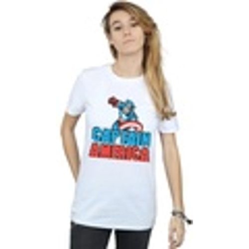 T-shirts a maniche lunghe Captain America Pixelated - Marvel - Modalova