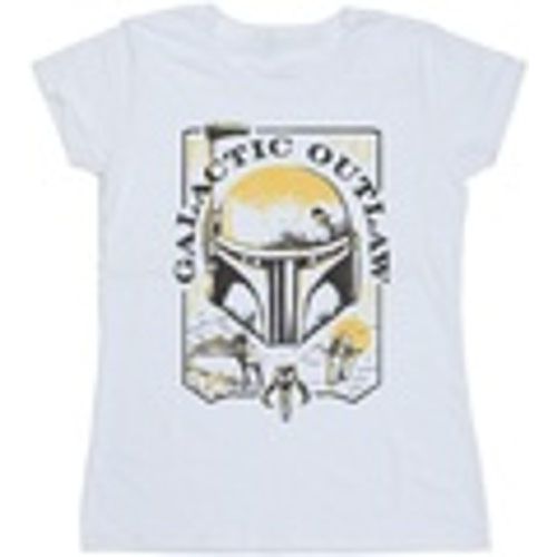 T-shirts a maniche lunghe Galactic Outlaw Distress - Star Wars: The Book Of Boba Fett - Modalova