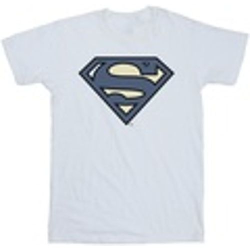 T-shirts a maniche lunghe Superman Indigo Blue Logo - Dc Comics - Modalova