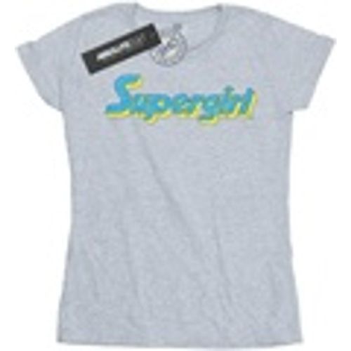T-shirts a maniche lunghe Supergirl Crackle Logo - Dc Comics - Modalova