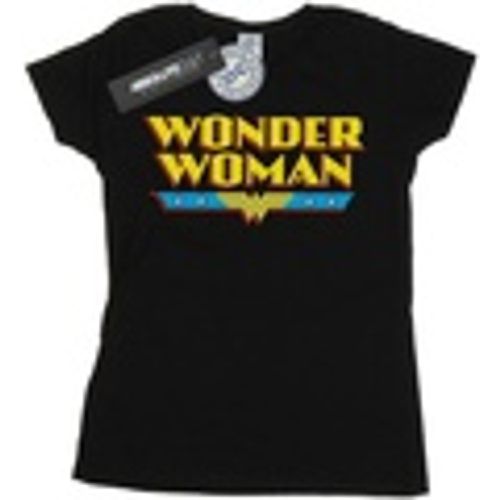 T-shirts a maniche lunghe Wonder Woman Text Logo - Dc Comics - Modalova