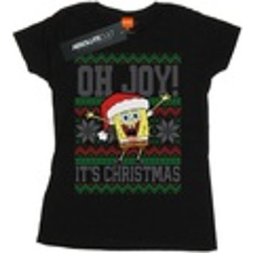 T-shirts a maniche lunghe Oh Joy! Christmas Fair Isle - Spongebob Squarepants - Modalova
