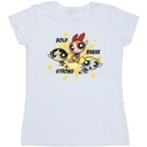T-shirts a maniche lunghe Girls Bold Brave Strong - The Powerpuff Girls - Modalova