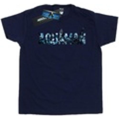 T-shirts a maniche lunghe Aquaman Text Logo - Dc Comics - Modalova
