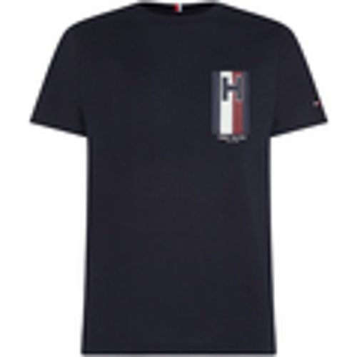 T-shirt & Polo T-shirt slim fit in jersey con logo - Tommy Hilfiger - Modalova