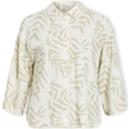 Camicetta Emira Shirt L/S - Sandshell/Natural - Object - Modalova