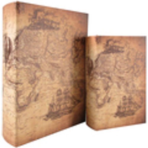 Cestini, scatole e cestini Scatola Per Libri Con Mappe 2U - Signes Grimalt - Modalova
