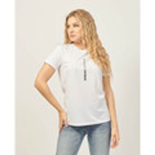 T-shirt & Polo T-shirt slim fit in cotone Pima con logo - EAX - Modalova