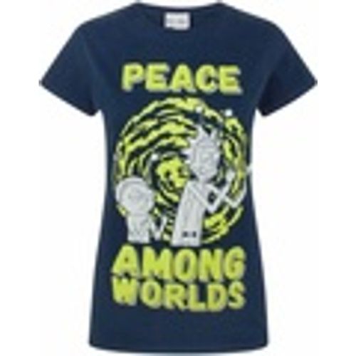 T-shirts a maniche lunghe Peace Among Worlds - Rick And Morty - Modalova