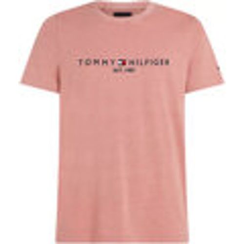 T-shirt GARMENT DYE TOMMY LOGO TEE - Tommy Hilfiger - Modalova