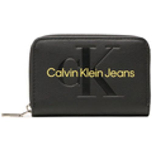 Portafoglio SCULPTED MED ZIP AROUND MONO K60K607229 - Calvin Klein Jeans - Modalova