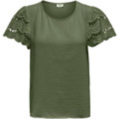 T-shirt Jdyhannah S/S Lace Wvn 15312609 - Jacqueline De Yong - Modalova