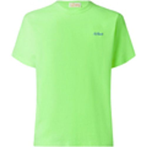 T-shirt & Polo T-shirt verde brillante con logo - Mc2 Saint Barth - Modalova