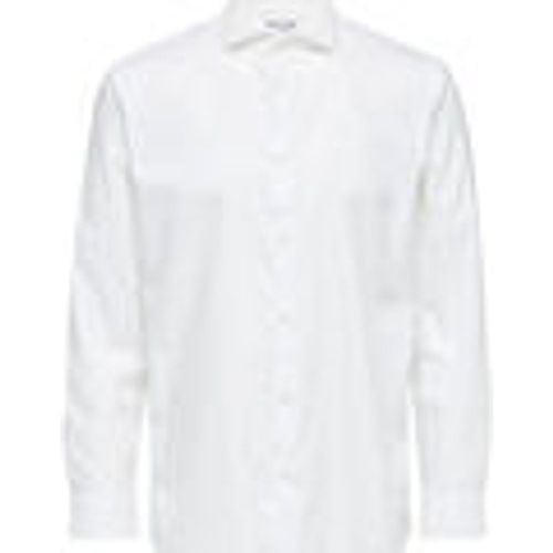 Camicia a maniche lunghe SLHSLIMETHAN SHIRT LS CUT AWAY B NOOS 16081385 - Selected - Modalova