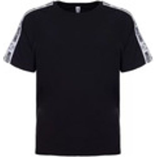 T-shirt & Polo t-shirt nera stripes orsetto - Moschino - Modalova