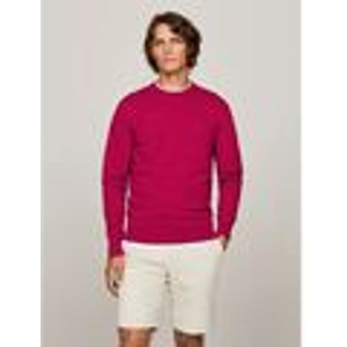 Maglione MW0MW21316 CRE NECK-XJV ROYAL BERRY - Tommy Hilfiger - Modalova