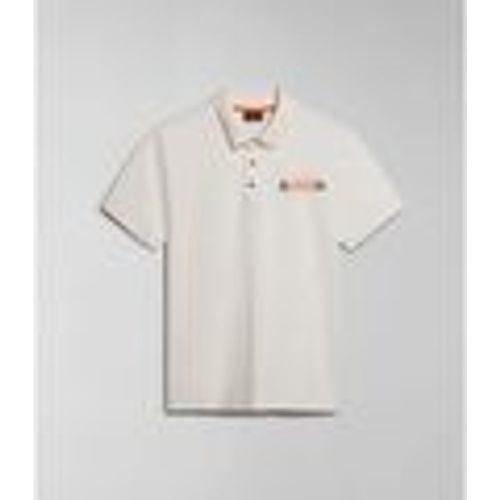 T-shirt & Polo E-SMALLWOOD NP0A4HPV-N1A1 WHITE WHISPER - Napapijri - Modalova