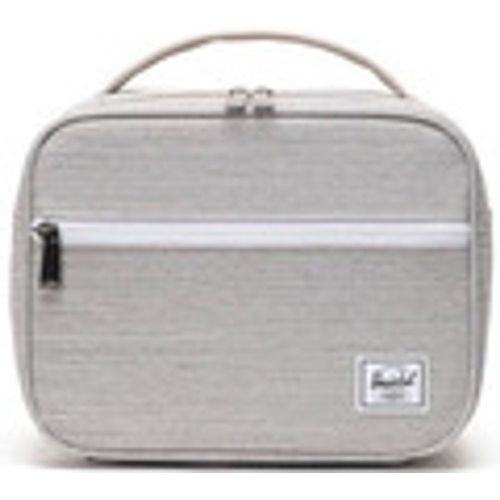 Borsa termica Pop Quiz Lunch Box Light Grey Crosshatch - Herschel - Modalova