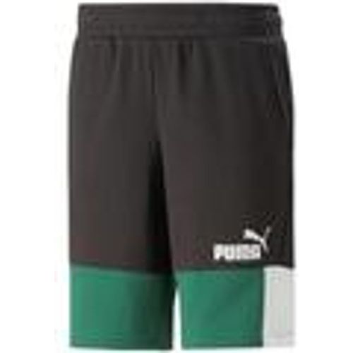 Pantaloni corti Bermuda Uomo 847429_ess_block_shorts_nero - Puma - Modalova