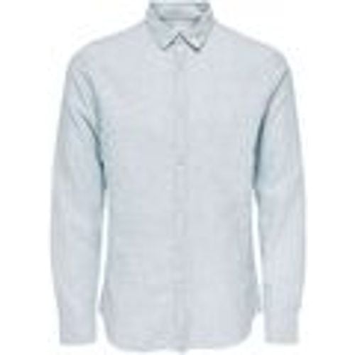 Camicia a maniche lunghe ONSCAIDEN LIFE LS SOLID LINEN SHIRT NOOS - Only & Sons - Modalova
