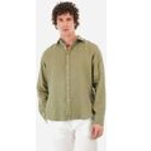 Camicia a maniche lunghe YMC007-TL319 - RUSSEL-03034 VETIVER - LA MARTINA - Modalova