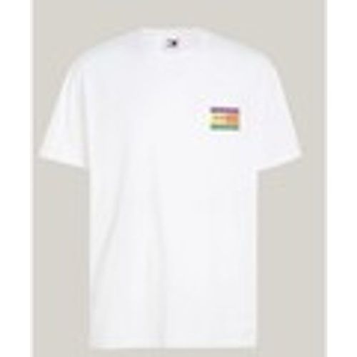 T-shirt & Polo T-shirt Oversize Con Logo Serif Sul Retro - Tommy Jeans - Modalova
