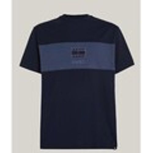 T-shirt & Polo T-shirt Color Block Con Logo Tono Su Tono - Tommy Jeans - Modalova