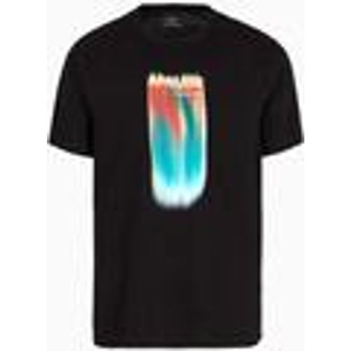 T-shirt T-shirt in cotone con stampa multicolor 3DZTHSZJH4Z - Armani Exchange - Modalova