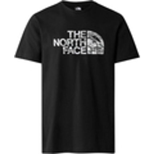 T-shirt uomo t-shirt manica corta NF0A87NXJK3 M S/S WOODCUT DOME TEE - The North Face - Modalova