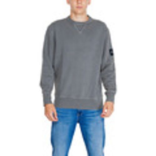 Felpa WASHED BADGE CREW J30J325145 - Calvin Klein Jeans - Modalova