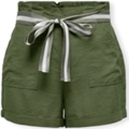 Shorts Luna Linen Shorts - Olive Green - Only - Modalova