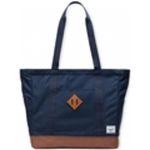 Zaini Heritage Tote - Navy/Saddle Brown - Herschel - Modalova