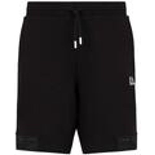 Pantaloni corti Tonal Tape Logo Series Board Shorts - Black - Ea7 Emporio Armani - Modalova