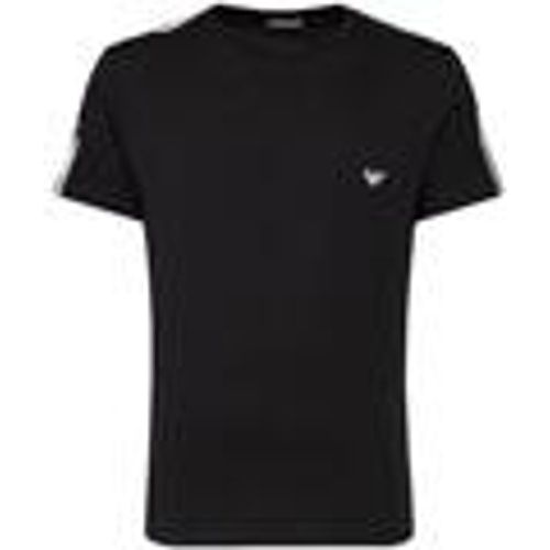 T-shirt & Polo Lounge Eagle Tape T-Shirt - Black - Emporio Armani - Modalova