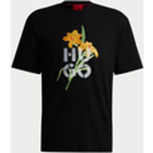 T-shirt & Polo T-shirt uomo con ricamo floreale - Boss - Modalova