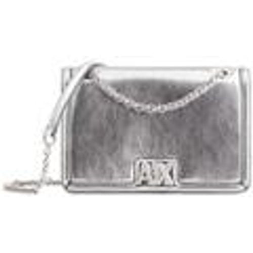 Borsa a spalla Borsa a tracolla con logo in metallo 9428334R701 - Armani Exchange - Modalova