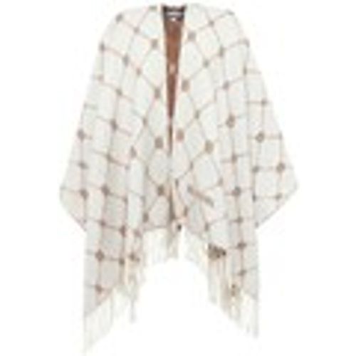 Sciarpa Poncho Con Logo All-Over - Blugirl - Modalova