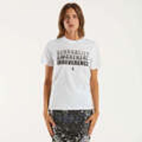 T-shirt t-shirt bianca paillettes - PATRIZIA PEPE - Modalova