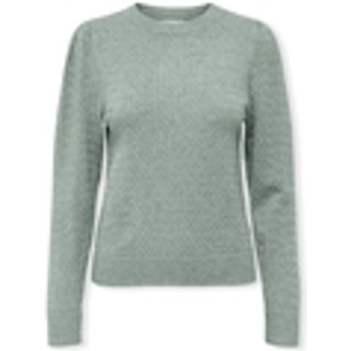 Maglione Katia Life Knit L/S - Aqua Gray - Only - Modalova