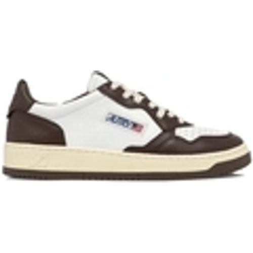 Sneakers Medalist Low Bicolor - White/Chestnut - Autry - Modalova