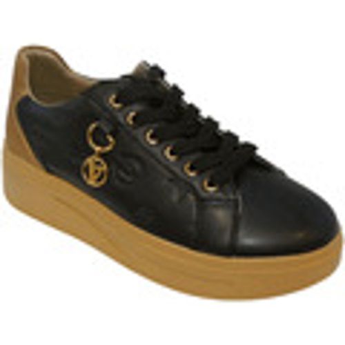 Sneakers basse VALLE PELLE LOGATA NERA 35501 - Valleverde - Modalova