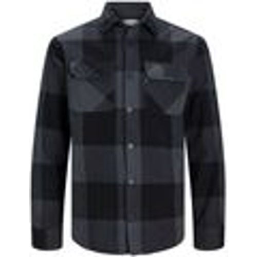 Camicia a maniche lunghe 12248409 DARREN-ASPHALT - jack & jones - Modalova