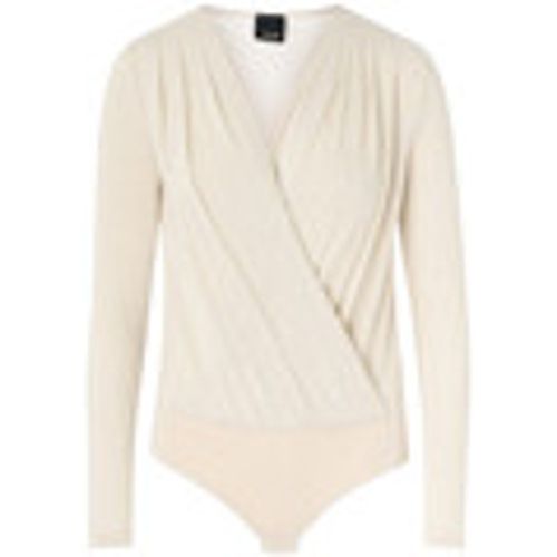 Maglione Body Calogero in lurex beige - pinko - Modalova