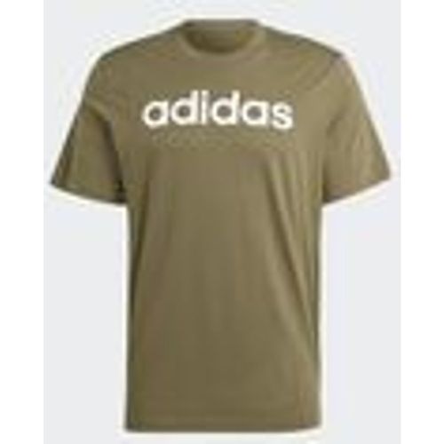 T-shirt & Polo Essentials Single Jersery Linear Embroidered Logo - Adidas - Modalova