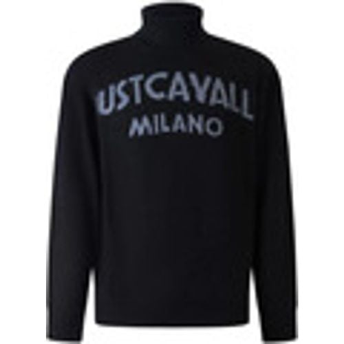 Maglione Dolcevita con logo per uomo - Roberto Cavalli - Modalova